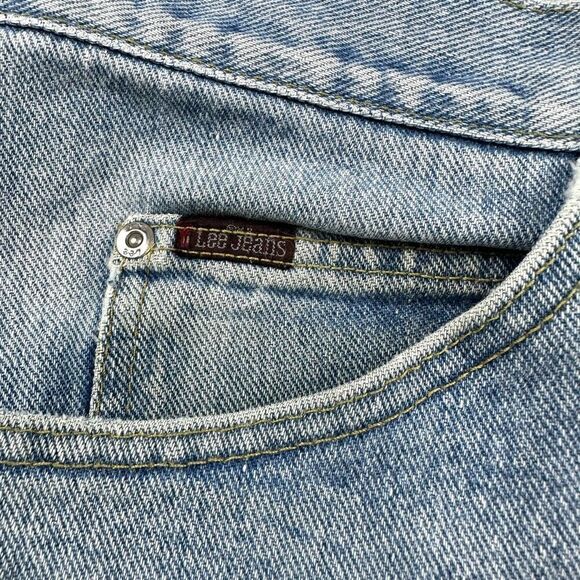 Lee Rider Vintage Light‎ Washed Union USA Jeans Men’s 38 (34) x 30 Read - Picture 7 of 16